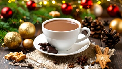 Festive Christmas hot chocolate