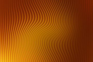 Abstract depiction of golden curved lines creating a textured and flowing pattern on a gradient plane