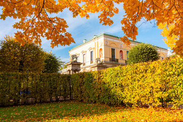 Catherine park in autumn, Pushkin (Tsarskoe Selo), Saint Petersburg, Russia