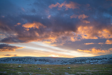 Sonnenuntergang in Schweden