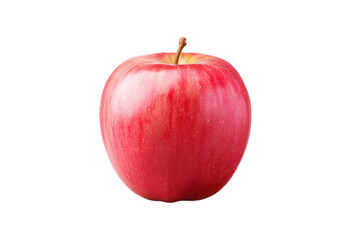 A red apple with a stem