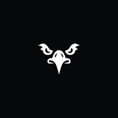eagle face logo. vector illustration of eagle face for icon, symbol or logo
