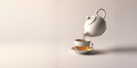 A Porcelain Teapot Floating in a Void