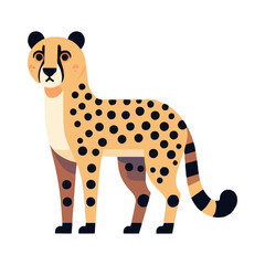 
cheetah illustration design