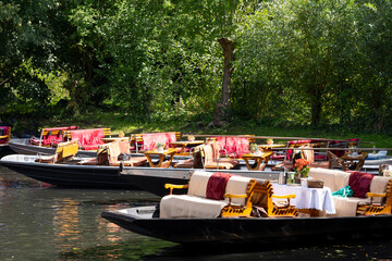 Obraz premium Urlaub im UNESCO-Biosphärenreservat Spreewald bei Lübbenau (Brandenburg, Oberspreewald/Lausitz)