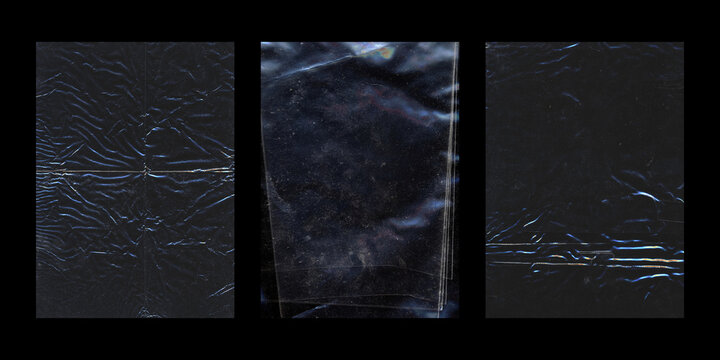 grunge plastic film textures for dark aesthetics
