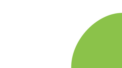 Vibrant lime green quarter circle on a clean white background, offering a fresh, modern, and minimalist design element. Ideal for branding and digital projects.