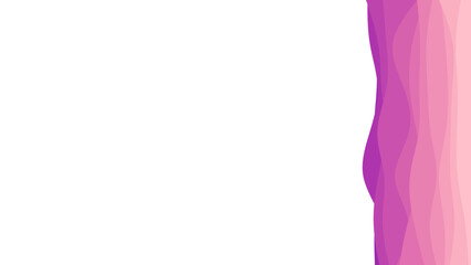 Abstract pink and purple wavy gradient background with copy space. Modern, soft design for presentations, banners, or digital graphics.