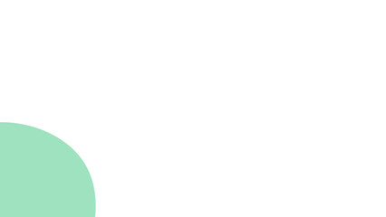 Minimalist abstract background featuring a soft mint green quarter-circle on a clean white backdrop, ideal for design, branding, or creative projects.
