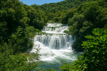 waterfall in the forest