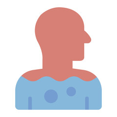 hydration flat icon used in fitness and medical