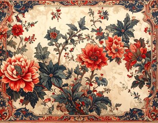 Ornate floral design