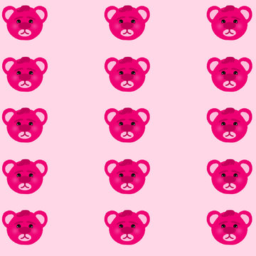 Pink teddy bear 