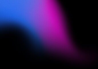 Abstract Neon Gradient Flow on Black Background