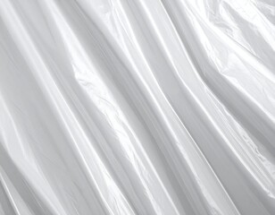 Obraz premium Wrinkled white plastic sheet