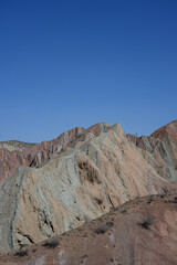 red rocks in the desert