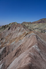 mountain landscape with blue sky