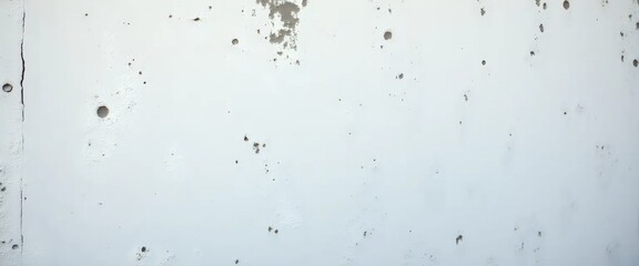 Fototapeta premium A close up of a white wall with black spots on it.