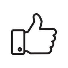Obraz premium Vector art of thumbs up icon this symbol represents approval, agreement, or a positive sentiment, making it a universally recognized gesture of support and endorsement