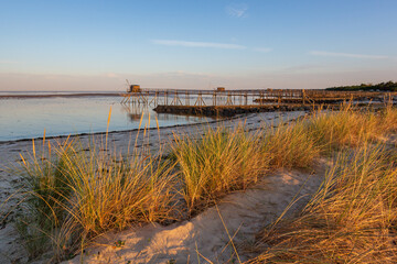 Fishery of the "Cote de Jade" at Moutiers en Retz, Loire-Atlantique