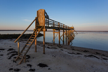 Fishery of the "Cote de Jade" at Moutiers en Retz, Loire-Atlantique