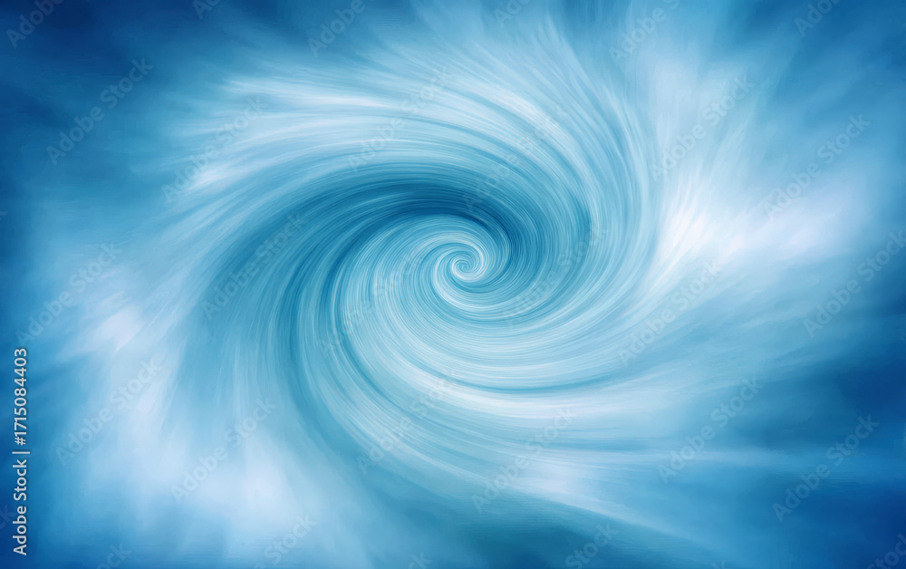Poster a swirling blue abstract pattern with dynamic motion