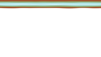 Abstract striped pattern in earthy brown, green, and blue hues, creating a calming, natural border. Ideal for backgrounds, designs, or decorative accents.