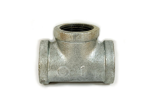 Cast iron pipe tee