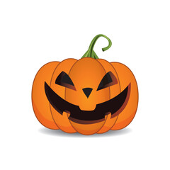 Halloween Pumpkin. Fully editable vector illustration of a halloween pumpkin.