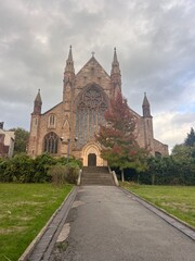 Beautiful architecture of medieval cathedral 
