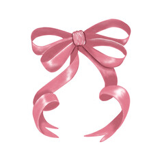 red ribbon bow