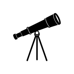 Silhouette of a telescope tool