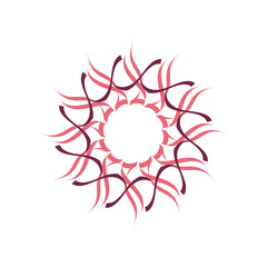 abstract arabic calligraphy circle