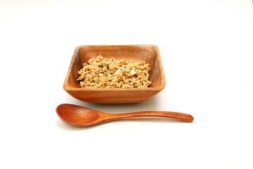 器に入れたオートミール