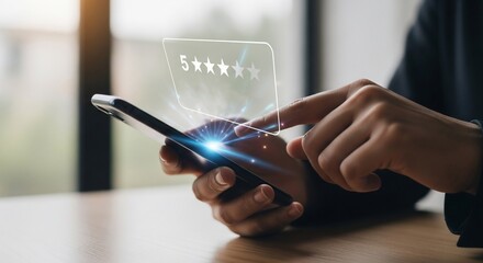 Get five star ratings with a modern phone app for better reviews and business reputation today
