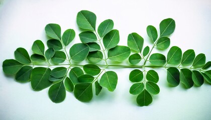 Healthy Green Moringa Leaves