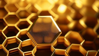 Golden Honeycomb A Close Up Look At Nature S Hexagonal Marvel