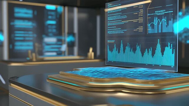 Modern digital auction platform interface displaying tokenized real estate assets blockchain transaction flows visualized as glowing data streams virtual reality headset showing