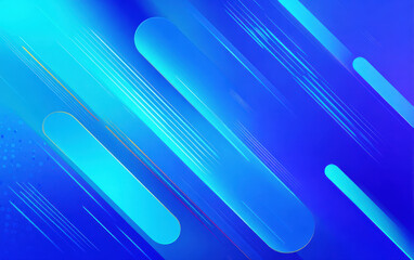 Modern Abstract Blue Background with Geometric Shapes
