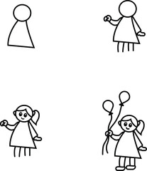 How to Draw a Doll Easy Step-by-Step Drawing Tutorial for Kids