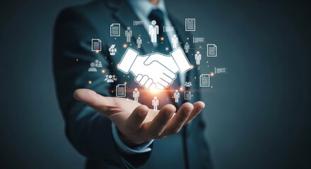 Secure the deal with a powerful business handshake and streamline your workflow with ease today