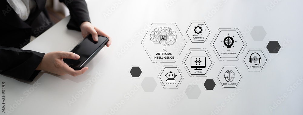Aufkleber ai learning system involves deep learning, supervised machine learning, and natural language process