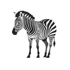 Fototapeta premium zebra vector illustration