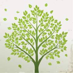 Obraz premium Hintergrund grüne Blätter