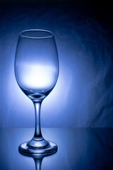 empty wine glass