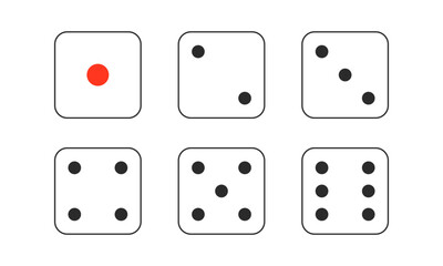 双六、博打、サイコロのイラストセット