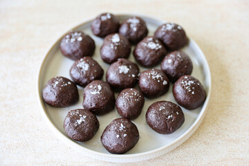 Chocolate Sea Salt Protein Balls