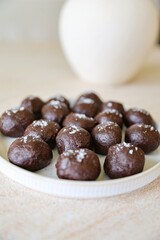 Chocolate Sea Salt Protein Balls