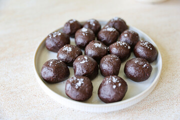 Chocolate Sea Salt Protein Balls