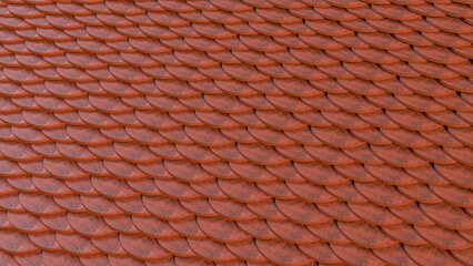 The Rusty scale for abstract Background 3d Rendering.